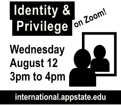 Identity and Privilege - Aug 12, 3pm to 4pm