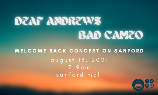 Deaf Andrews / Bad Cameo concert Aug 18